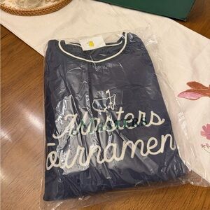 Masters Navy Embroidered Sweatshirt - NWT